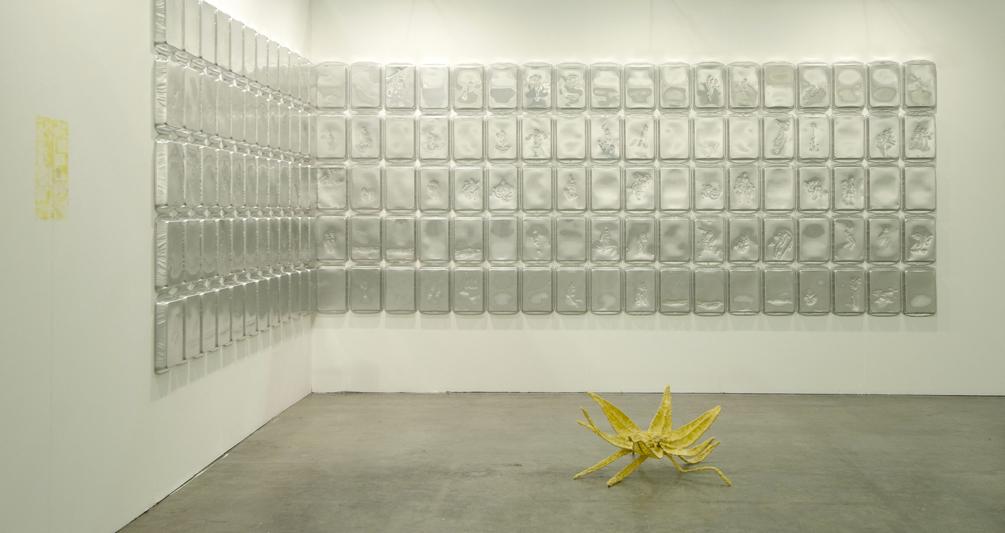 Installation view Matèria at Artissima 2023 (Present Future),Artista Bekhbaatar Enkhtur Courtesy Matèria, Roma 
