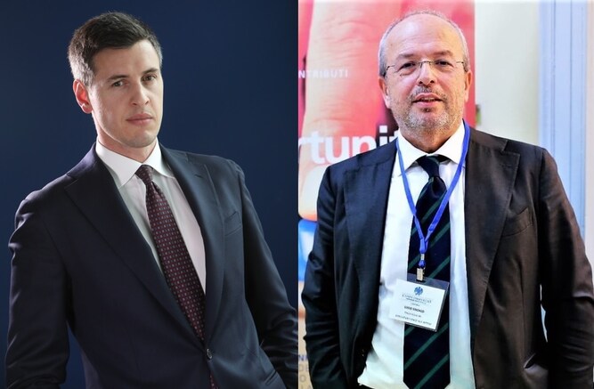 Da sinistra: Alessandro Paone, Dott. Lucio Sindaco