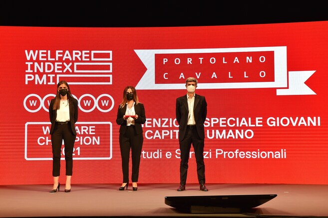 La cerimonia di premiazione