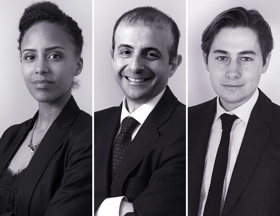 Leïla Haye, Gaspare Dori e Antoine Chomette.