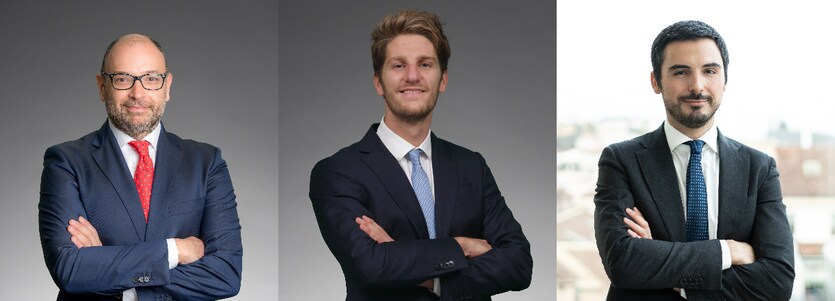 Paolo Rusconi, Mattia Maggioni e Alessandro Sciarra