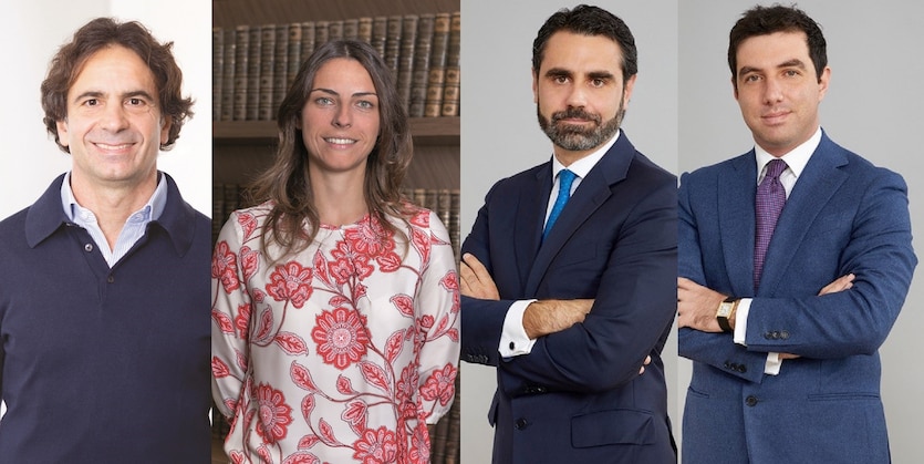 Carlo Montella, Simonetta Formentini, Davide Pelloso e Giuseppe Candela