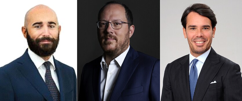 Giovanni de' Capitani, Davide D'Affronto e Pasquale Bifulco