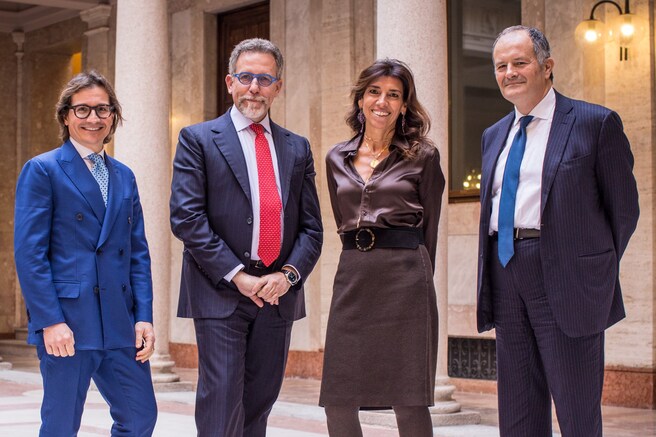 Tomaso Cenci, Andrea Marani, Simona Passarelli e Giancarlo Ranucci