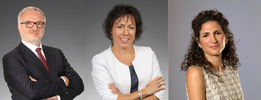Giampaolo Salsi, Martina Ortner e Eliana Catalano