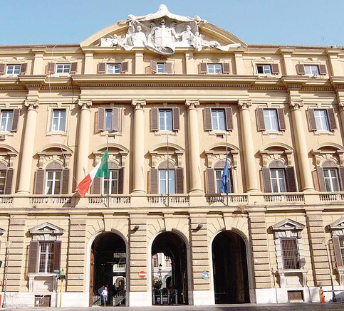 Il palazzo del ministero dell'Economia a Roma