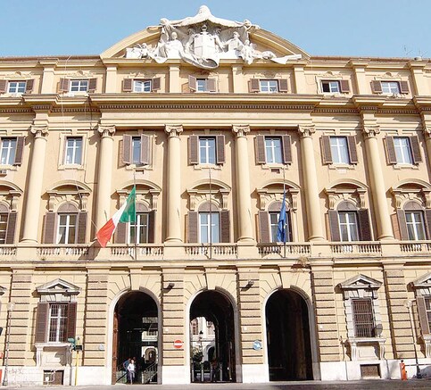 Il palazzo del ministero dell'Economia a Roma