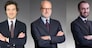 Francesco Peruffo, Pasquale Marini e Giovanni Testa