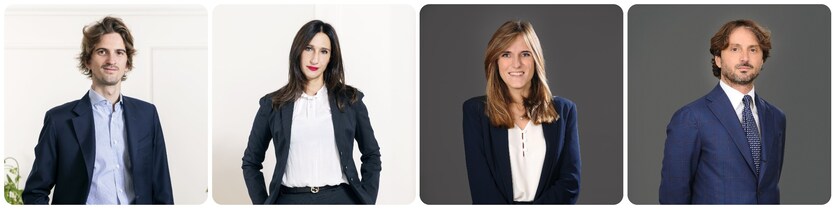 Marcello Montresor (Green Horse Legal Advisory), Celeste Mellone (Green Horse Legal Advisory), Martina Antonelli (DLA Piper) e Gianmarco Scialpi (DLA Piper)