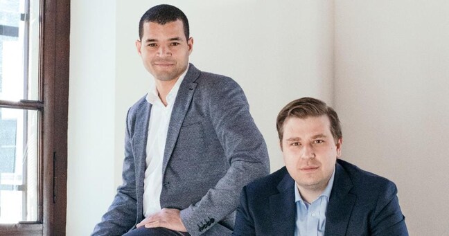 Luca Carlucci (a destra) è amministratore delegato di Bizaway e fondatore della società con Flavio Del Bianco che attualmente riveste  il ruolo di Cto 