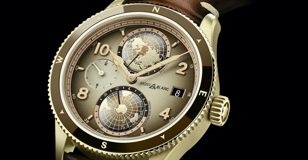 Montblanc.  Per il secondo capitolo della partnership con Reinhold Messner, Montblanc ha realizzato il 1858 Geosphere Limited Edition (1.858 pezzi) con cassa in bronzo. Prezzo 6.100 euro. 