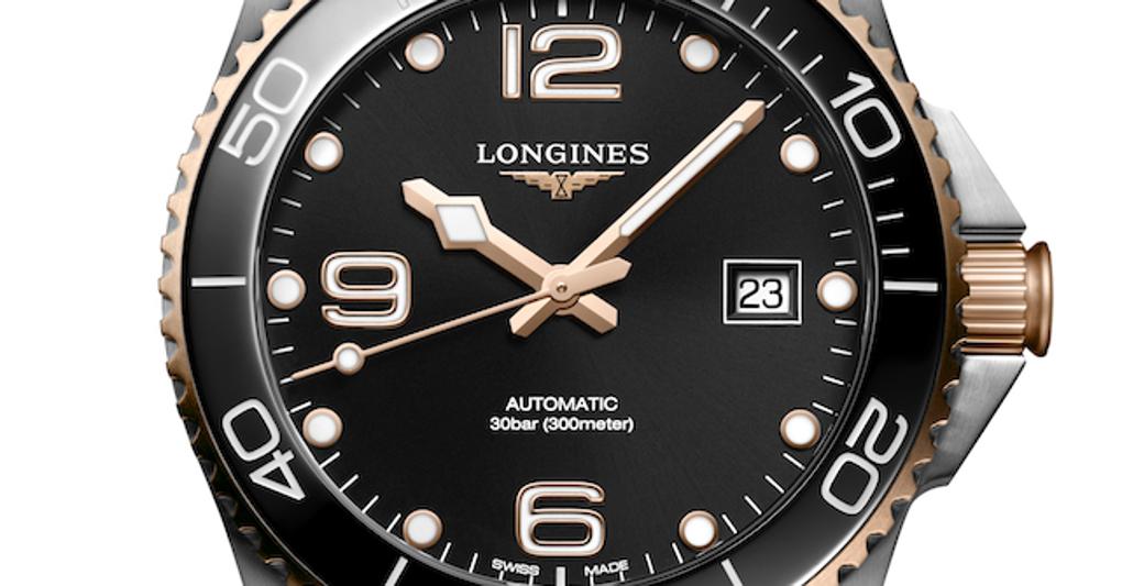 Longines. HydroConquest in acciaio e in pvd oro rosa. Prezzo: 1.710 euro  
