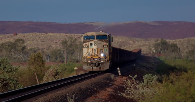  Un convoglio ferroviario merci in Australia