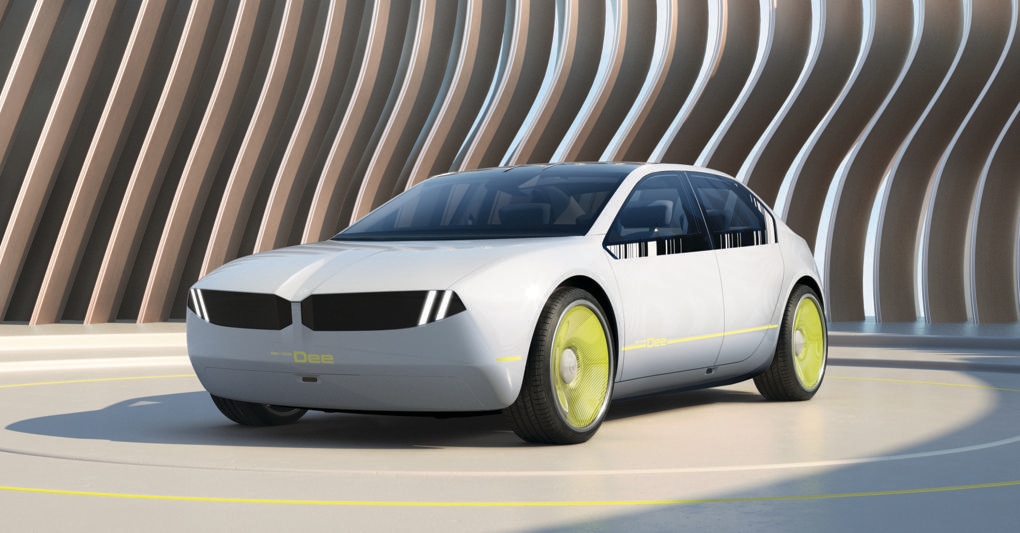 Il futuro dell'elica. Il concept iVision Dee anticipa lo stile basato sull' architettura Neue Klasse 
