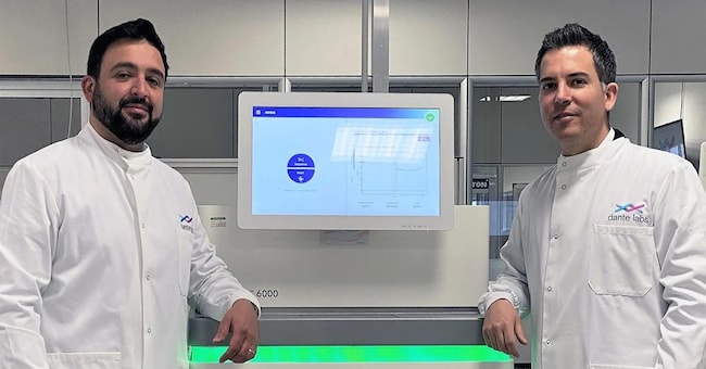 Genomica. I due fondatori di Dante Labs: a destra Andrea Riposati (Ceo); a sinistra Mattia Capulli (Chief Scientific Officer)