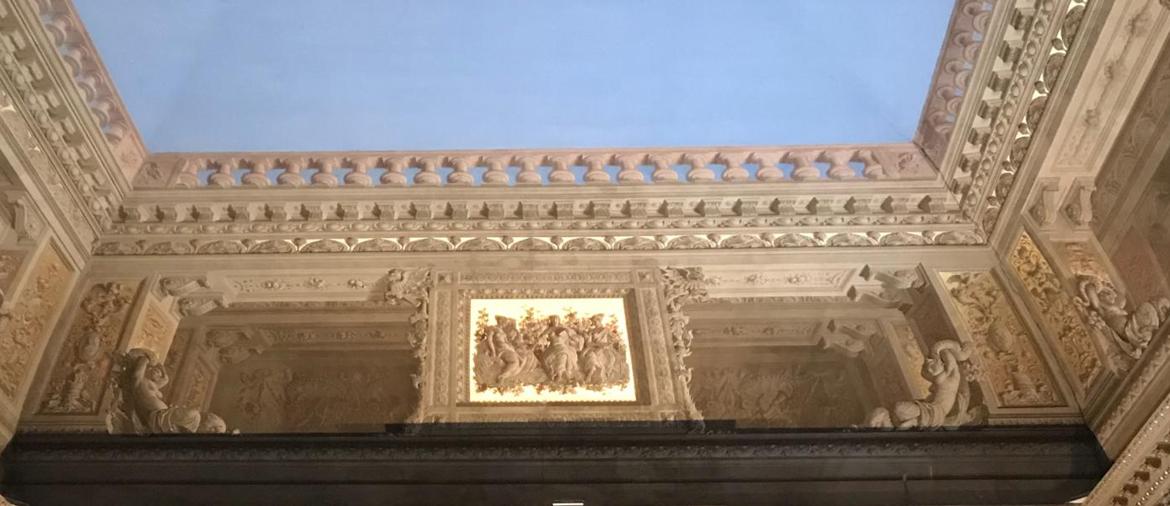 Ordine architetti_particolare dell'affresco del salone