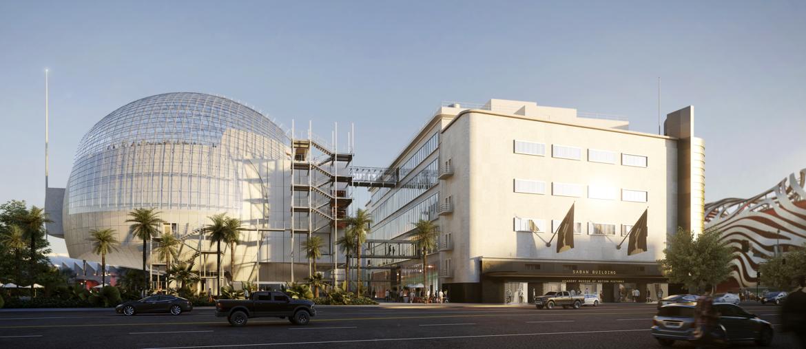 Academy Museum of Motion Pictures, Exterior Rendering Renzo Piano Building Workshop/Academy Museum Foundation/ Image from L'Autre Image