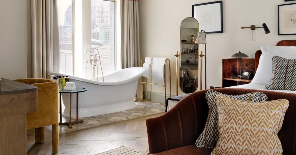 Una camera del Soho House a Shoreditch 
