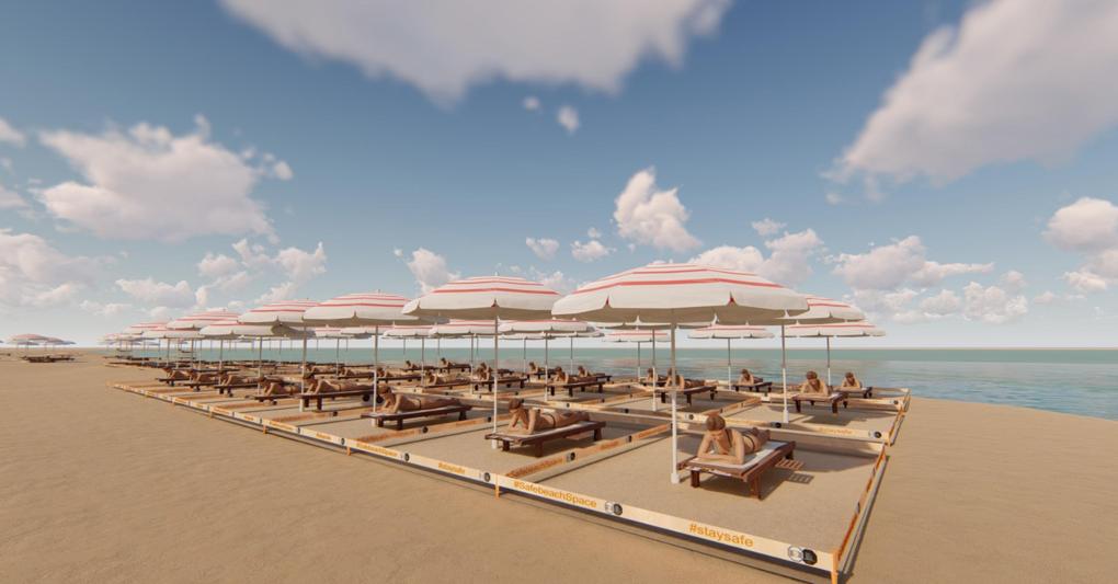 Get Wallpaper Le Spiagge A Prova Di Covid 19 Tra Pannelli Di Tessuto For Free