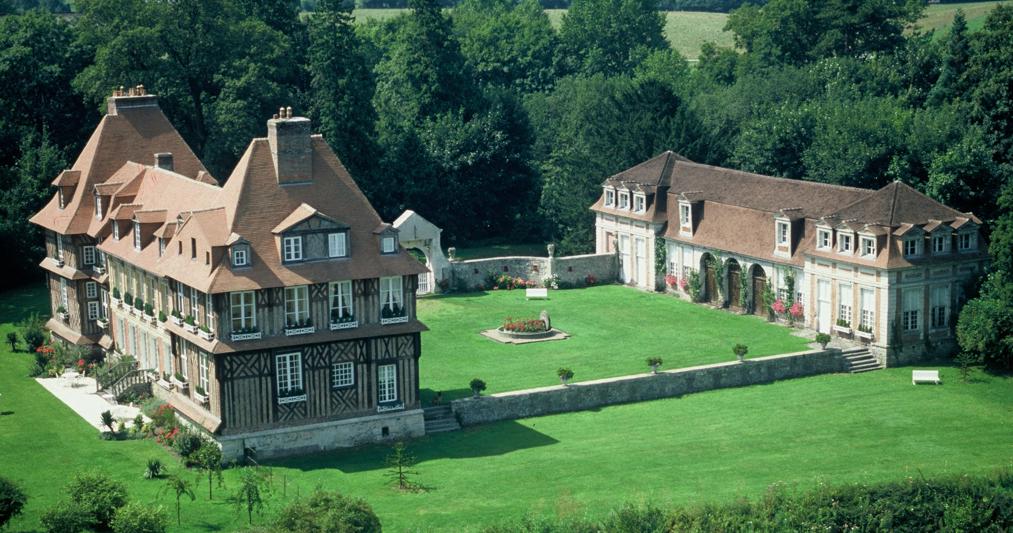 Un castello in Normandia dove si produce il Calvados 