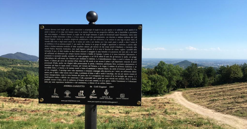 Parco Petrarca - l’itinerario Zanzotto e Petrarca 