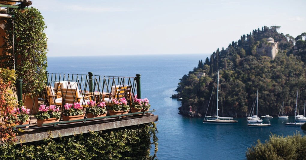 Il panorama dallo Splendido Mare di Portofino 