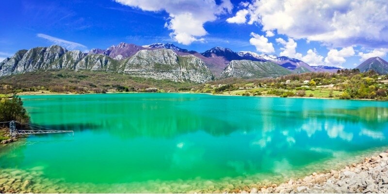 Il lago di Castel San Vincenzo 