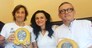 Nella foto a sinistra il sindaco Davide Vighi, al centro la presidente Anapic Lucia Rizzi e a destra l'assessore Franco Denti