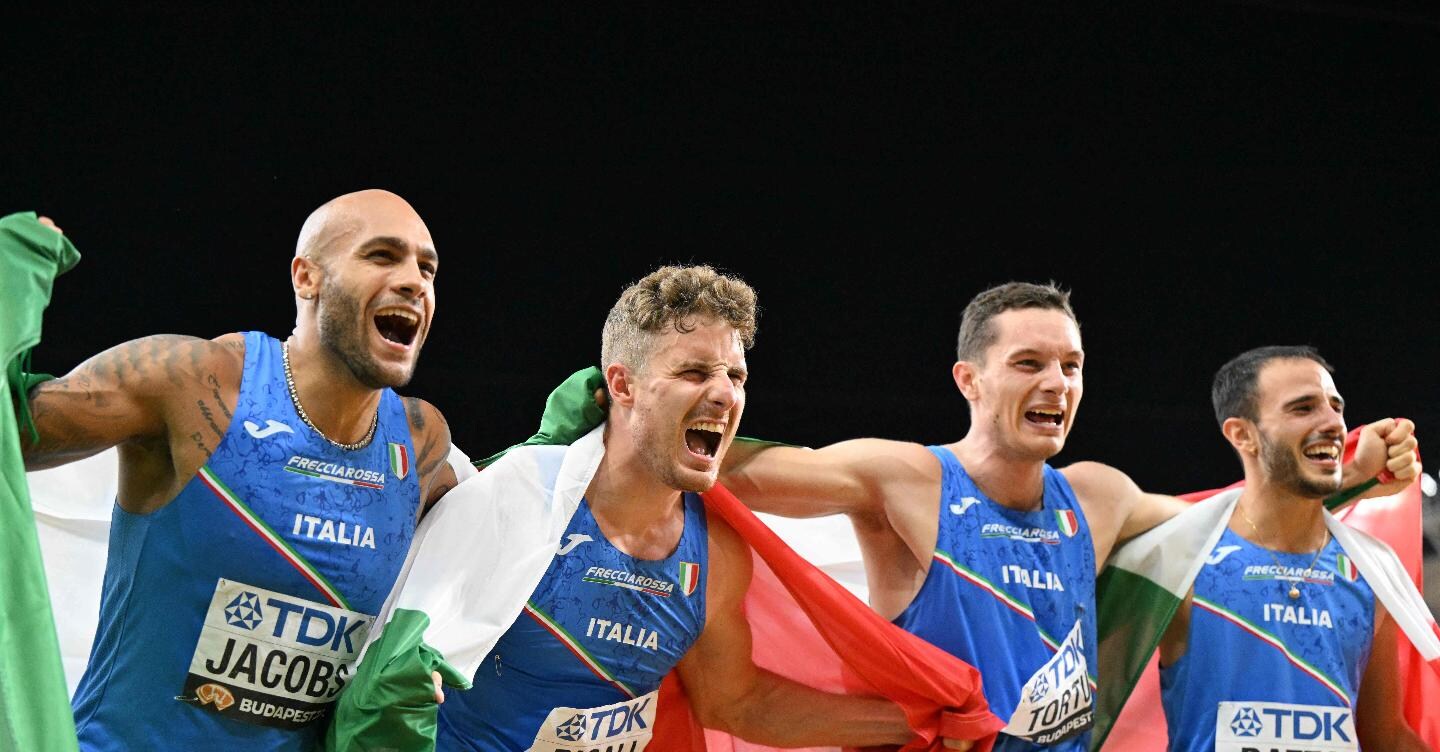 Mondiali di atletica, 4X100 d’argento 40 anni dopo Mennea