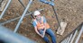 Construction Worker Falling Off Ladder And Injuring Leg