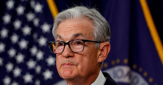 Il presidente della Fed Jerome Powell 