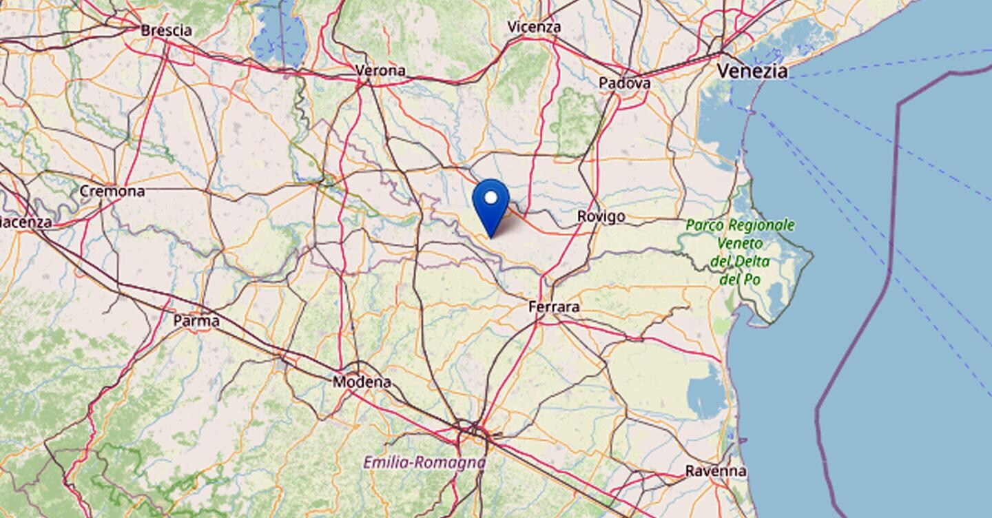 Terremoto, dopo il Veneto l’Emilia: scossa tra Reggio e Modena di magnitudo 3.4