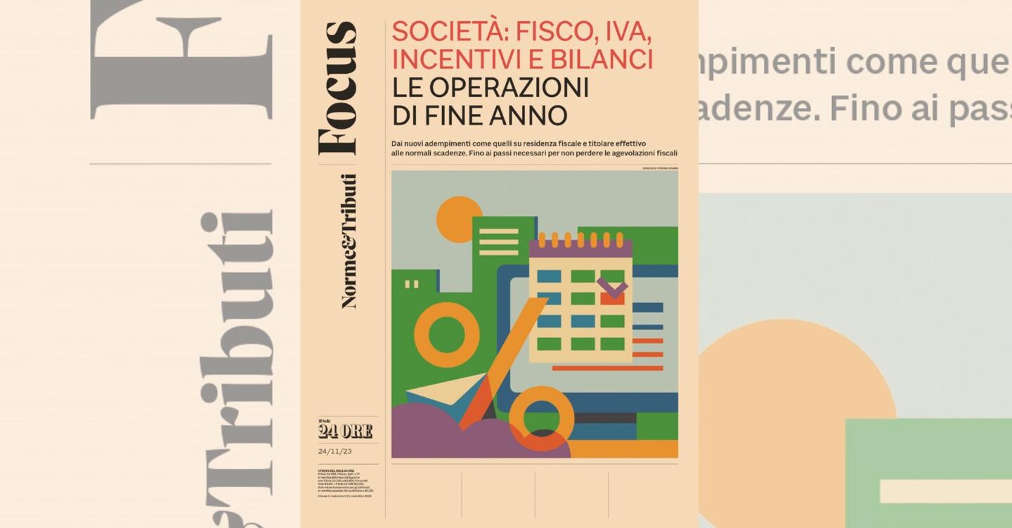 Società: fisco, Iva, incentivi e bilanci. Le operazioni di fine anno
