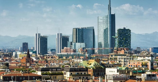 Una veduta di Milano