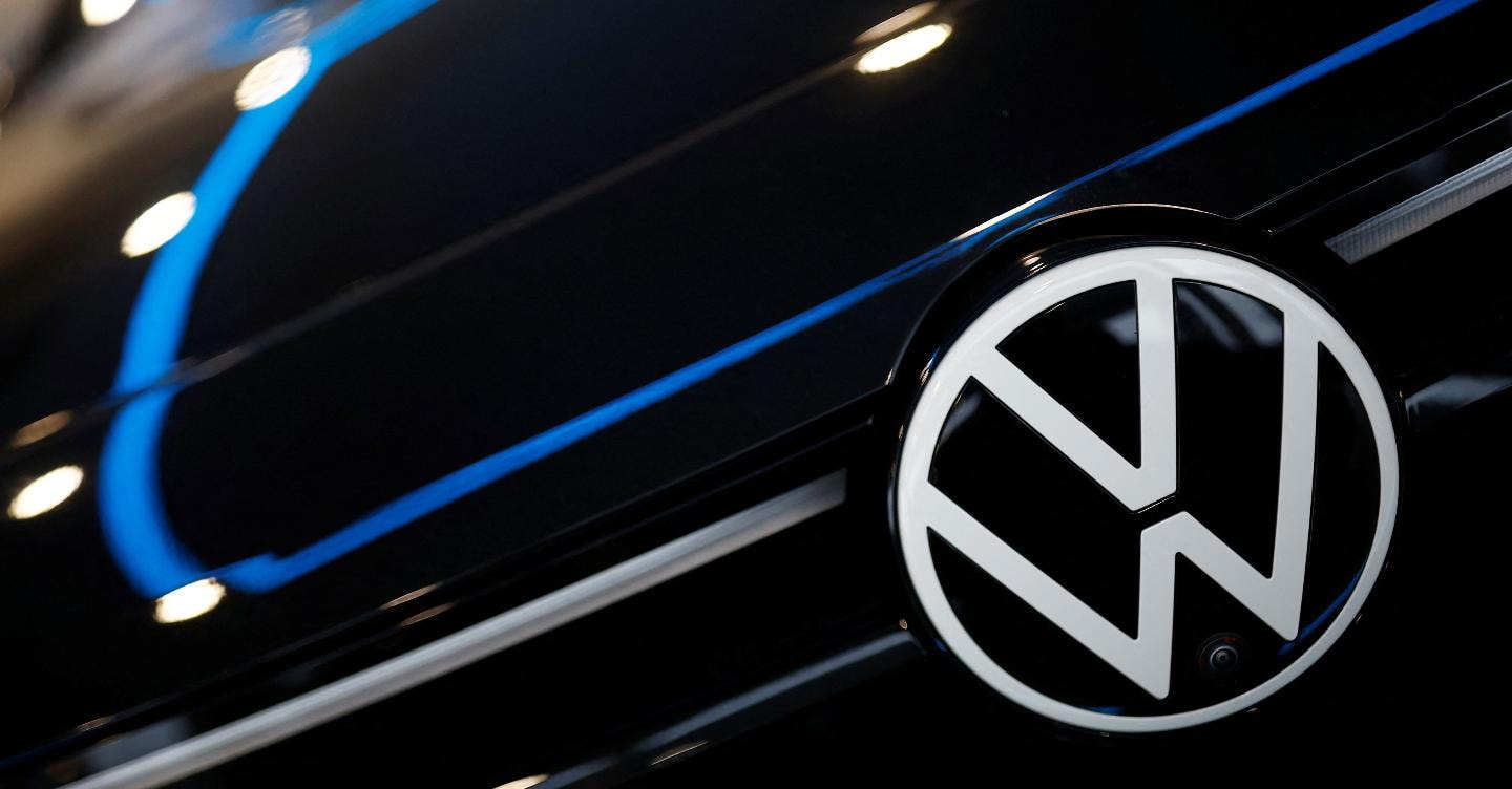 Volkswagen borsa clearance oggi