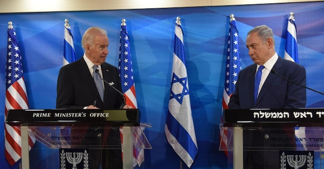 Il presidente Usa Joe Biden e il Primo ministro di Israele Benjamin Netanyahu