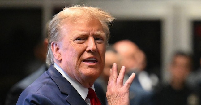 L’ex presidente Usa Donald Trump (Photo by ANGELA WEISS / AFP)