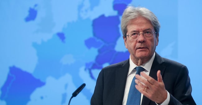 Il commissario Ue agli affari economiciPaolo Gentiloni