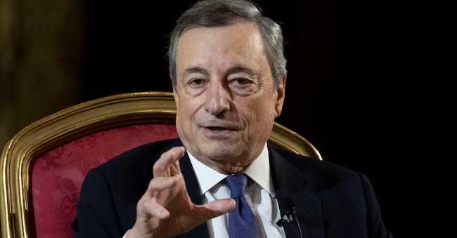 L'ex premier Mario Draghi ANSA/MASSIMO PERCOSSI