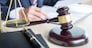 gavel and soundblock fo justice law and lawyer working on wooden desk background