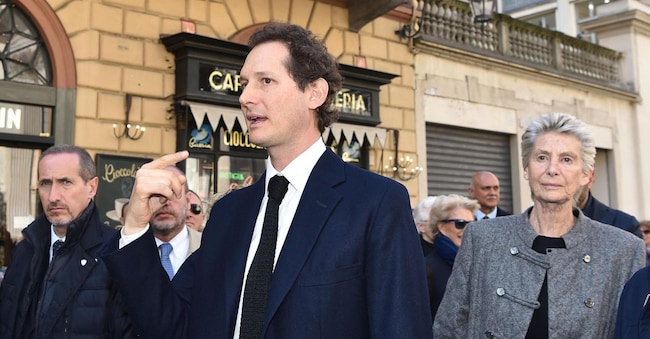 John Elkann e Allegra Agnelli 