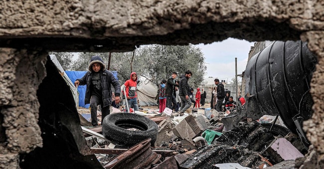 (Photo by SAID KHATIB / AFP)