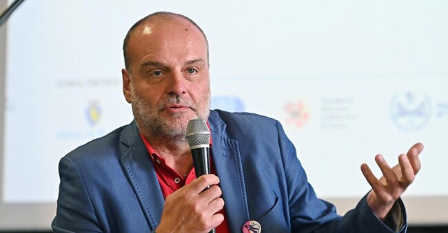 Stefano Geuna rettore dell'università di Torino. (ANSA/Alessandro Di Marco)