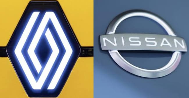 I loghi di Renault e Nissan