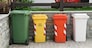 Trash Containers for Garbage Separation: plastic, glass, aluminium, paper and food