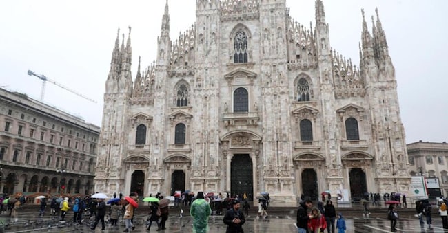 Violento nubifragio a Milano