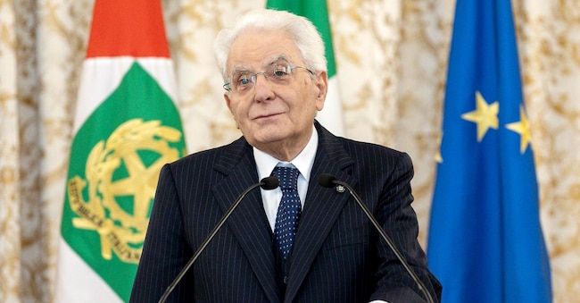 Il Presidente Sergio Mattarella 