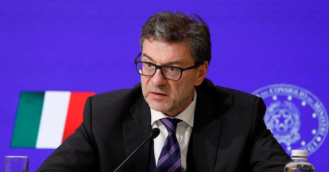 Il ministro dell’Economia, Giancarlo Giorgetti ANSA/FABIO FRUSTACI