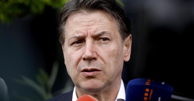Il leader del Movimento 5 Stelle Giuseppe Conte in una recente immagine d'archivio.