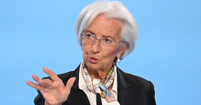 Il governatore della Bce Christine Lagarde 